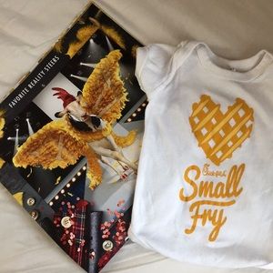 Chick-fil-A lover onesie...